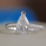 The Payton with Pear shape Diamond