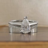 The Payton with Pear shape Diamond