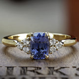 Ramona with Cushion Sapphire