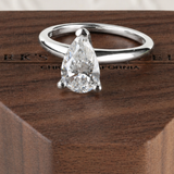 The Payton with a Pear shape Diamond