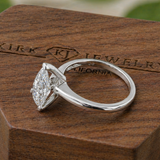 The Payton with a Pear shape Diamond