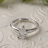 The Payton with a Pear shape Diamond