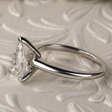 The Payton with a Pear shape Diamond