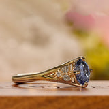 Astra - with Periwinkle Blue Sapphire