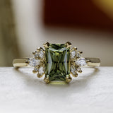 Julia with Green Sapphire