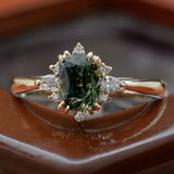 The Kayla with Green Sapphire