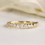 Alternating Baguette & Round Band