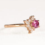 Margot with Oval Pink Sapphire
