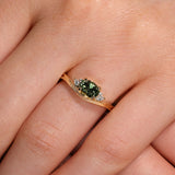 Solo with Montana Sapphire and Diamond Accents
