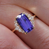 Hazel with Tanzanite Center